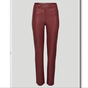 ‼️MOVING SALE‼️ Aritzia Melina Vegan Leather Pants - 2 TALL